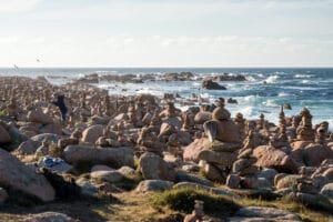 Cementerio de los Ingleses en Camariñas, Galicia, un lugar emblemático del turismo oscuro en la Costa da Morte.