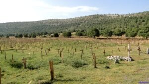 Cementerio de Sad Hill en Burgos, famoso escenario cinematográfico y destino de turismo oscuro en España.